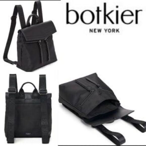 ?BOTKIER NEW YORK BLACK MINI BACKPACK OR PURSE. NWT main image 4